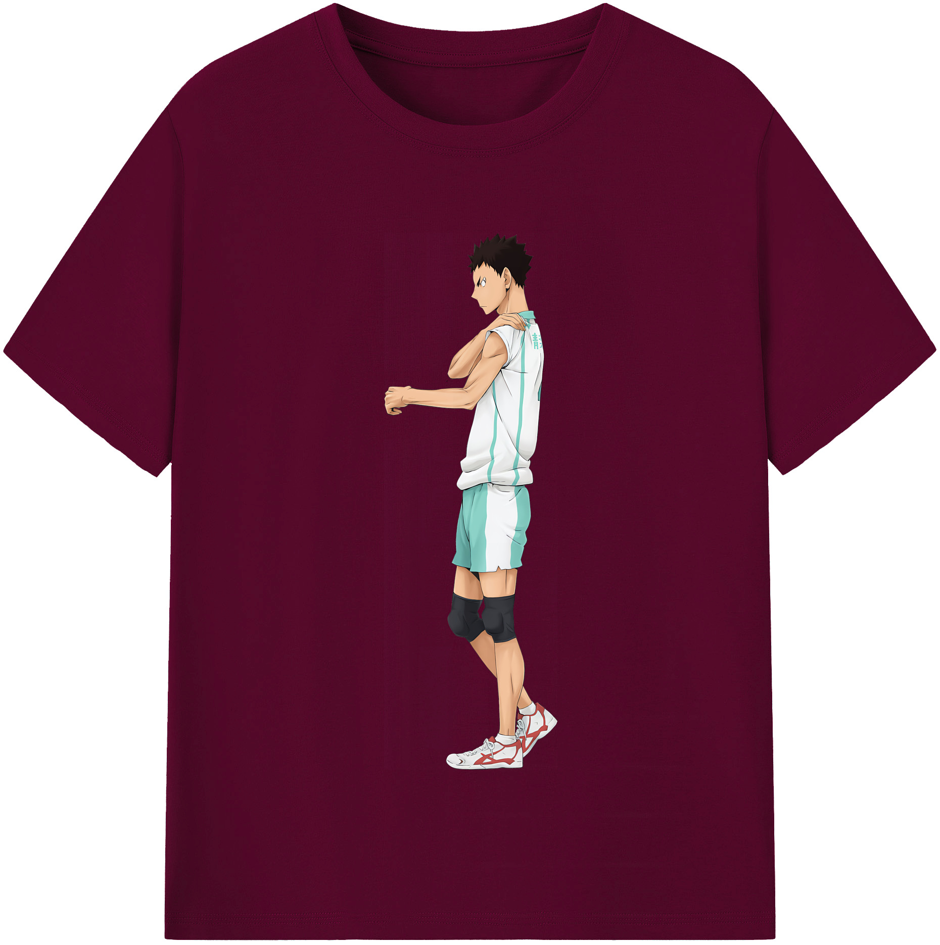 （画像用） ハイキュー!! Haikyu!! レディースカジュアルプリントTシャツ（綿100％）